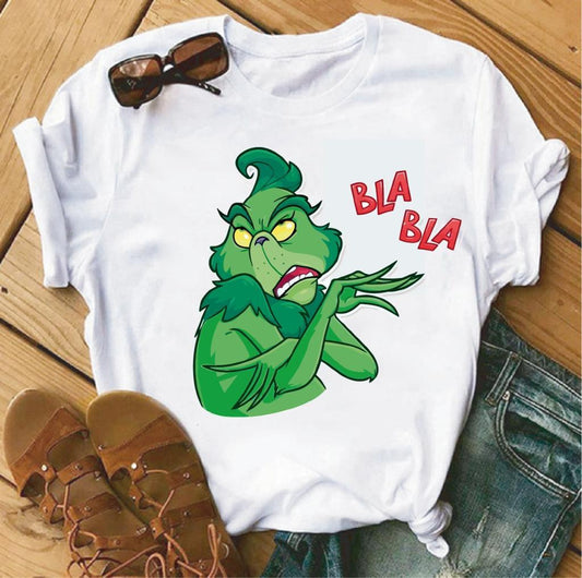 CAMISETA GRINCH BLA BLA